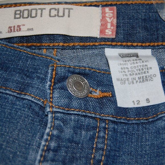 Levi's 515 Bootcut Jeans, Women Size 12S (Waist: 34") - Picture 2 of 4